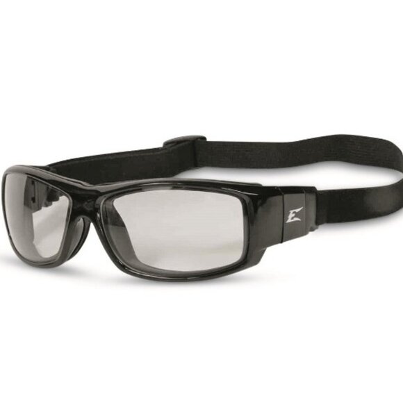 Edge Eyewear Tactical Caraz Clear Vapor Shield with Strap Shooting Glasses, New - Picture 1 of 1
